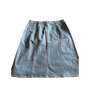 Geoffrey Beene stretch denim skirt size 12 NWT
